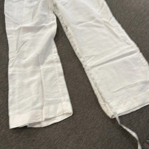 NWOT Chicos linen pants size 2 or chiccos size 12 - Picture 2 of 8